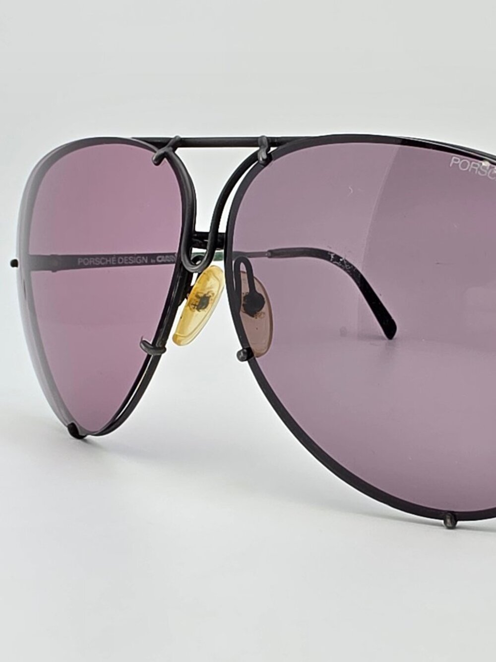 Porsche Design Carrera 5621 96 Black Frame Grey Lens Aviator Sunglasses Austria